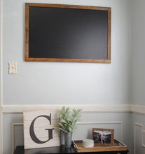 Load image into Gallery viewer, Wall-Hanging Rustic Chalkboard Sign - 24x36 inches (2x3 Feet) various frame colors
