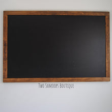 Load image into Gallery viewer, Wall-Hanging Rustic Chalkboard Sign - 24x36 inches (2x3 Feet) various frame colors
