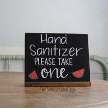 Load image into Gallery viewer, Small Chalkboard Sign with Dark Walnut Stand  - 8x10 Inches
