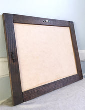 Load image into Gallery viewer, Wall Hanging Chalkboard Sign with Dark Walnut Frame - 16x20 Inches
