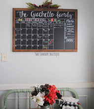 Load image into Gallery viewer, Wall-Hanging Rustic Chalkboard Sign - 24x36 inches (2x3 Feet) various frame colors
