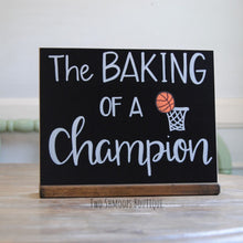 Load image into Gallery viewer, Small Chalkboard Sign with Dark Walnut Stand  - 8x10 Inches
