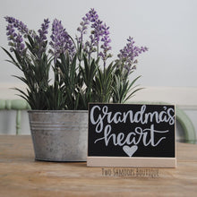 Load image into Gallery viewer, Mini Chalkboard Sign with Antique White Stand - 4x6 Inches

